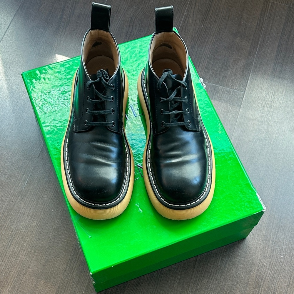 Bottega Veneta “The Bounce” Boots in Black